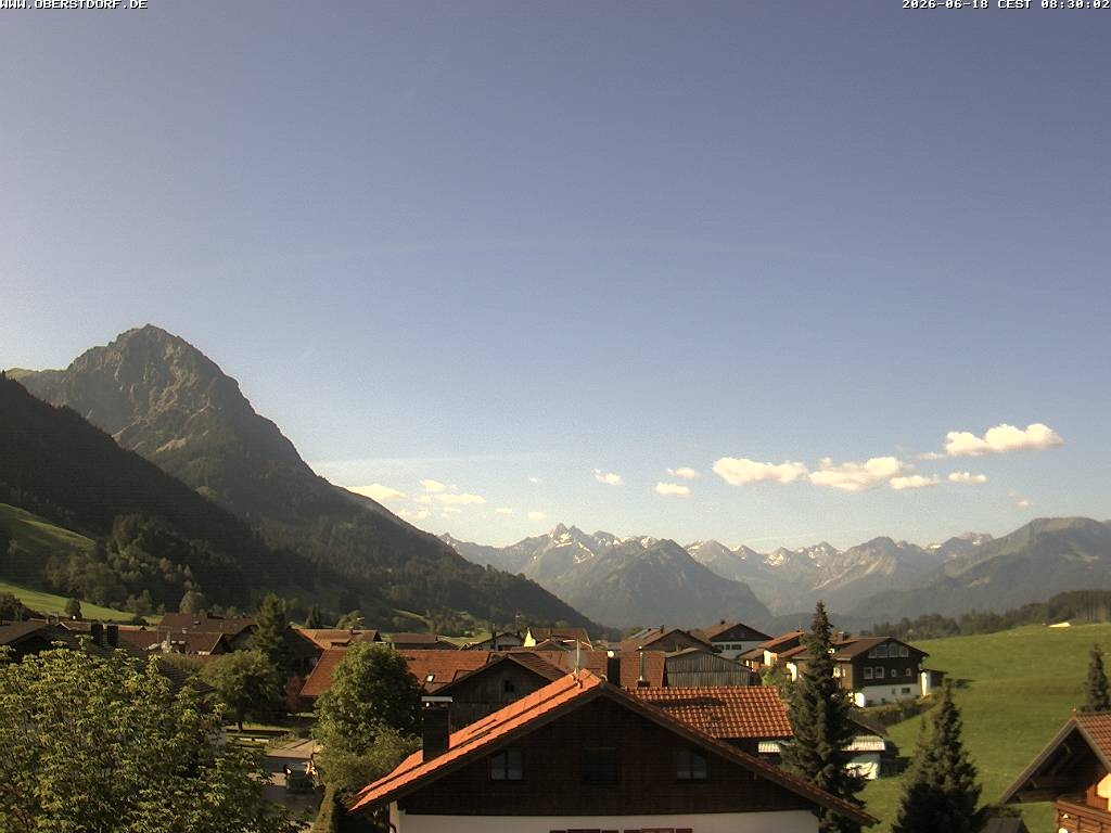 Archiv Foto Webcam Schöllang