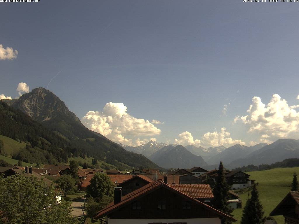 Archiv Foto Webcam Schöllang