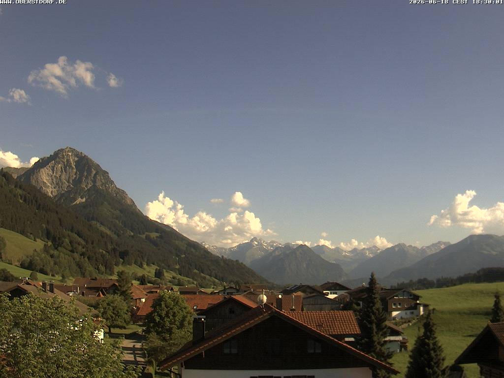 Archiv Foto Webcam Schöllang