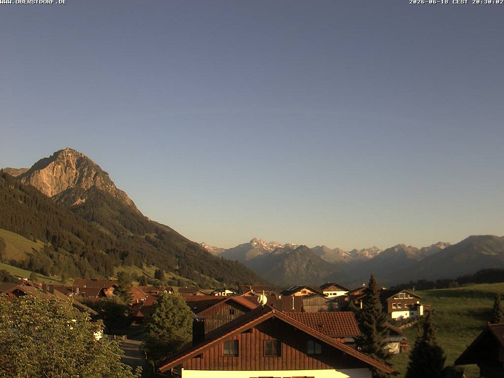 Archiv Foto Webcam Schöllang