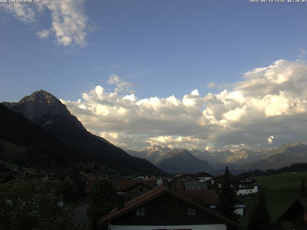 Archiv Foto Webcam Schöllang