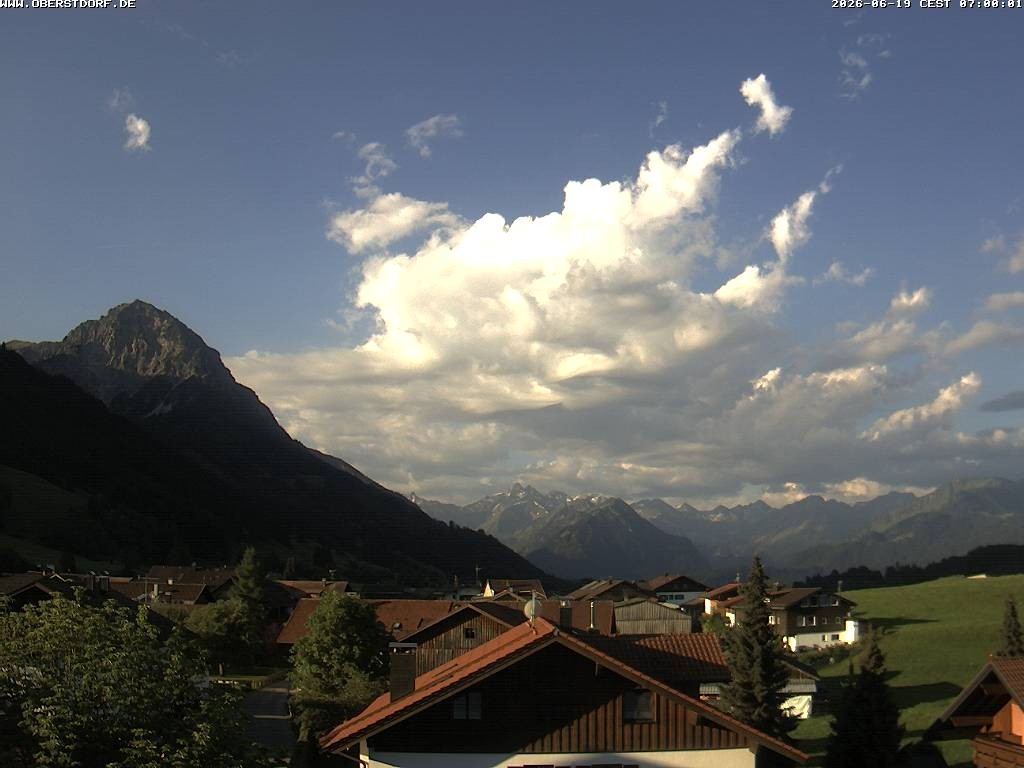 Archiv Foto Webcam Schöllang