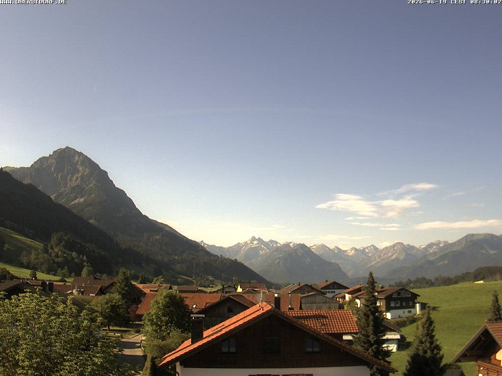 Archiv Foto Webcam Schöllang