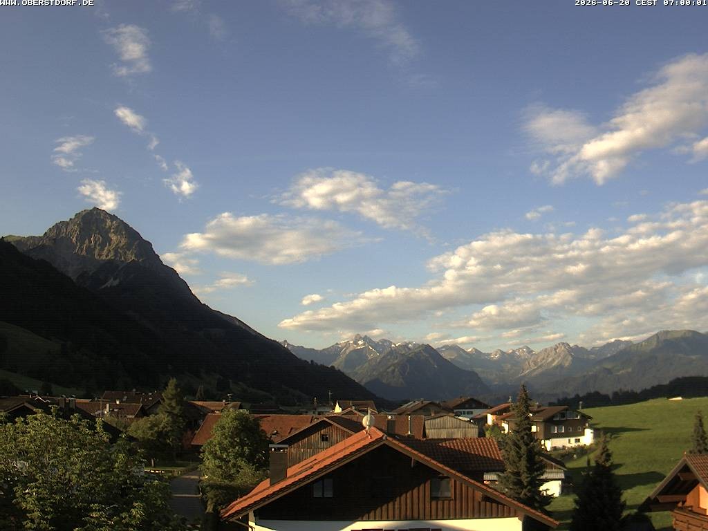 Archiv Foto Webcam Schöllang