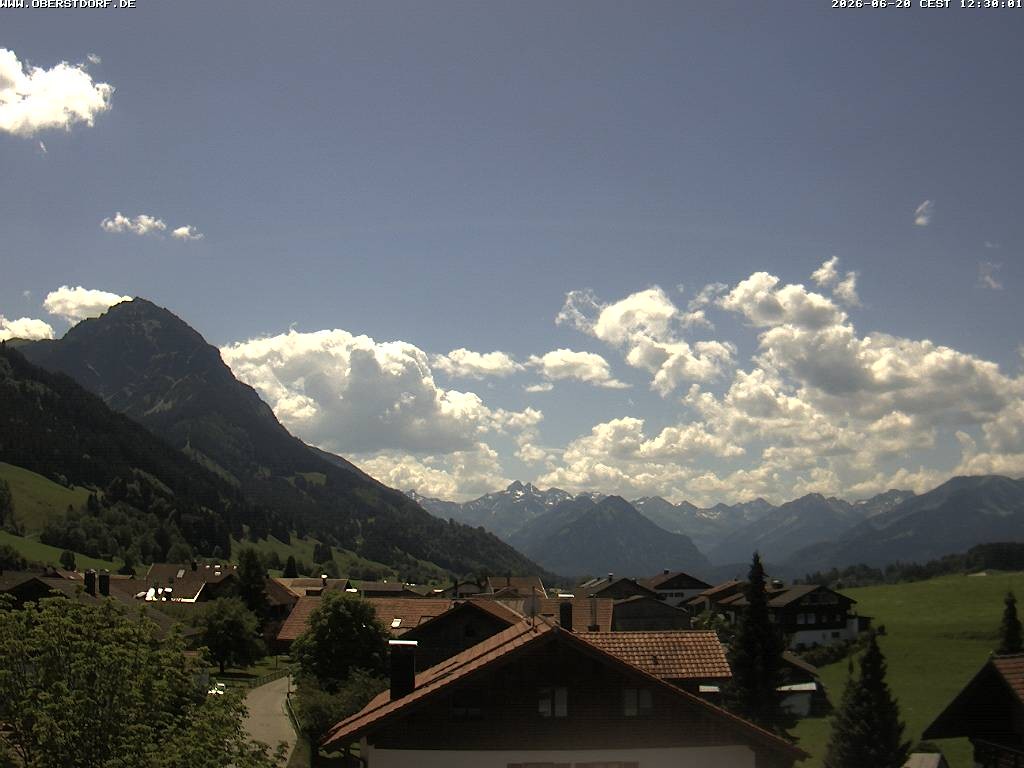 Archiv Foto Webcam Schöllang