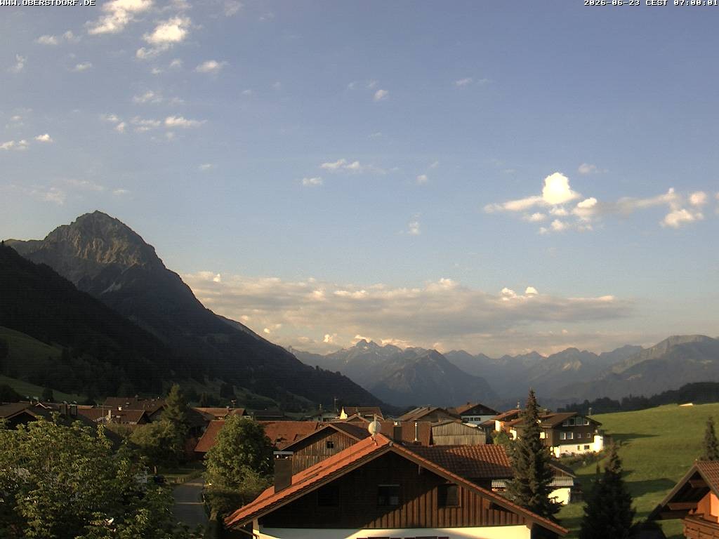 Archiv Foto Webcam Schöllang
