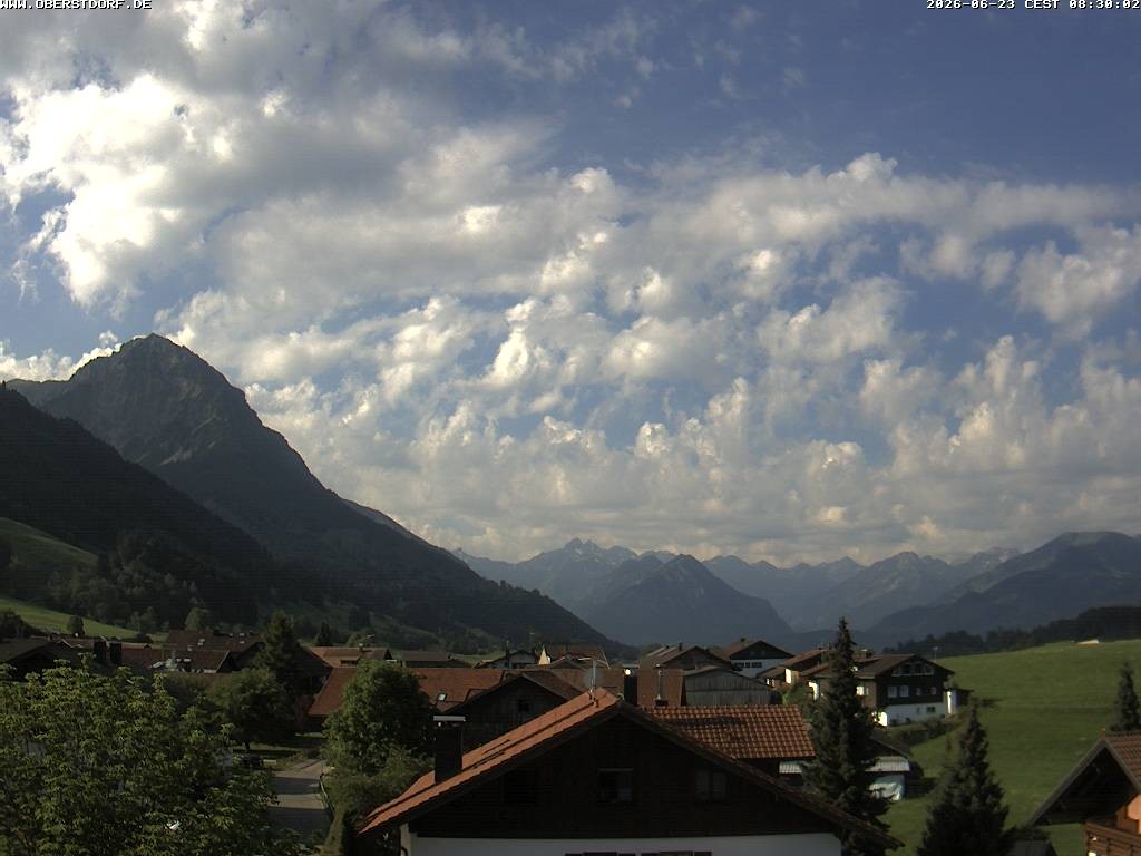 Archiv Foto Webcam Schöllang