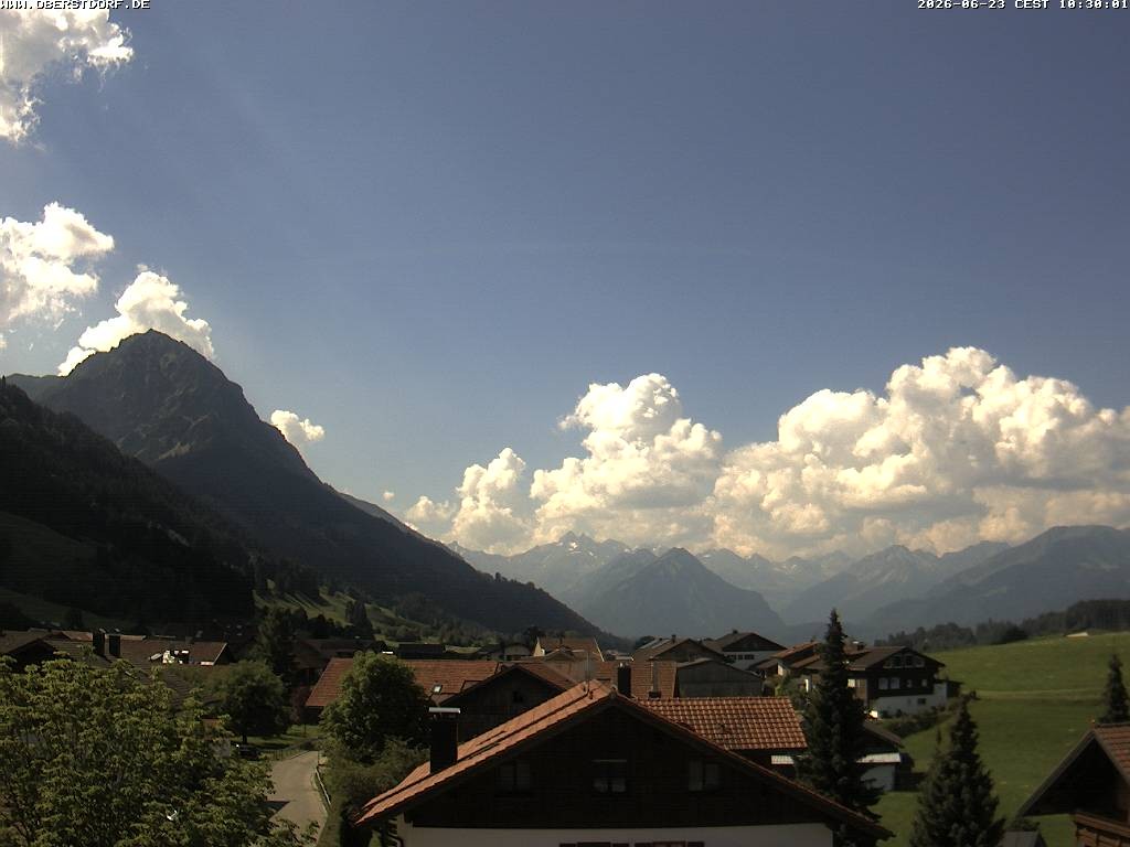 Archiv Foto Webcam Schöllang