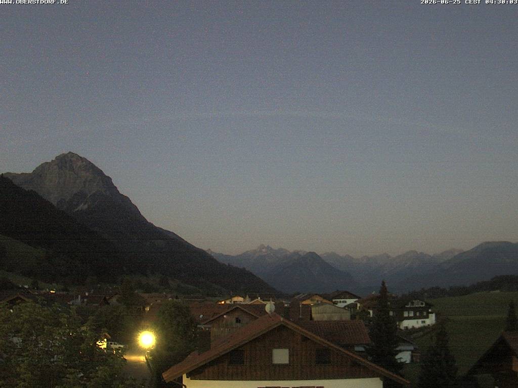 Archiv Foto Webcam Schöllang
