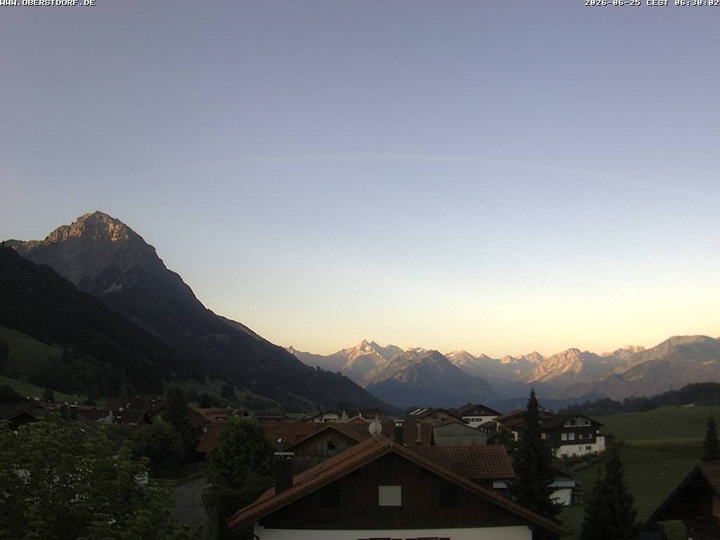 Archiv Foto Webcam Schöllang