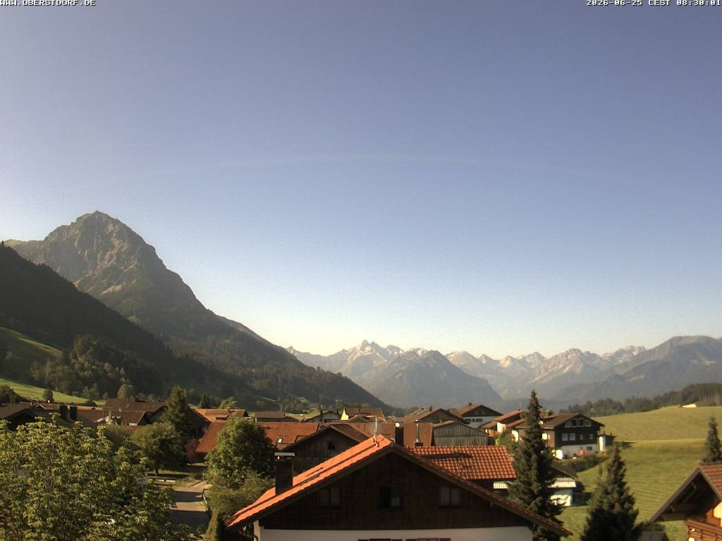 Archiv Foto Webcam Schöllang