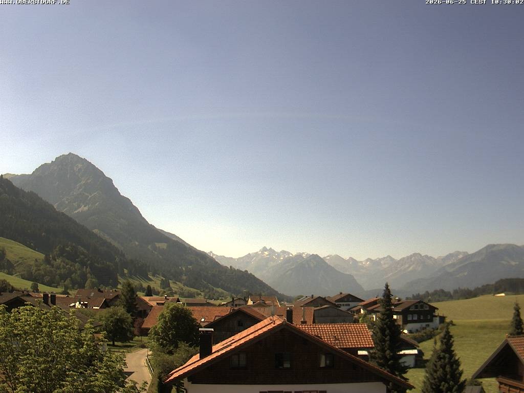 Archiv Foto Webcam Schöllang