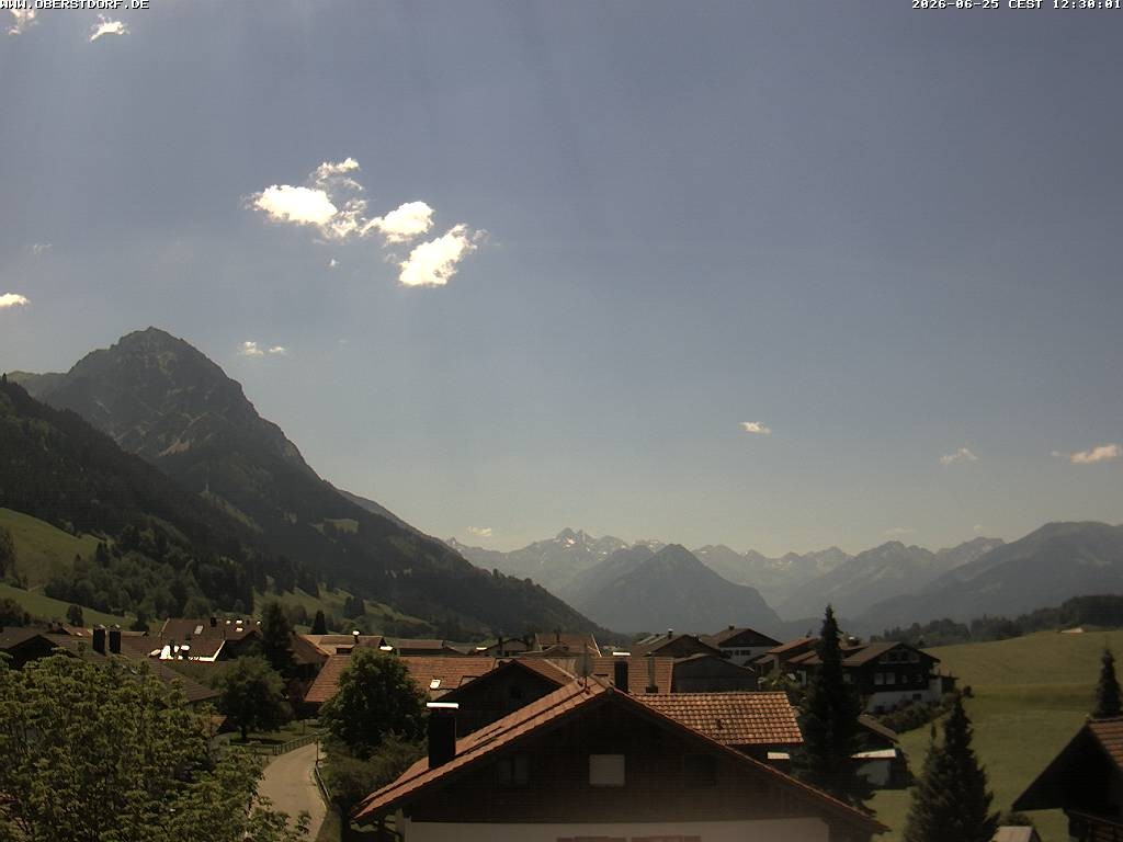 Archiv Foto Webcam Schöllang