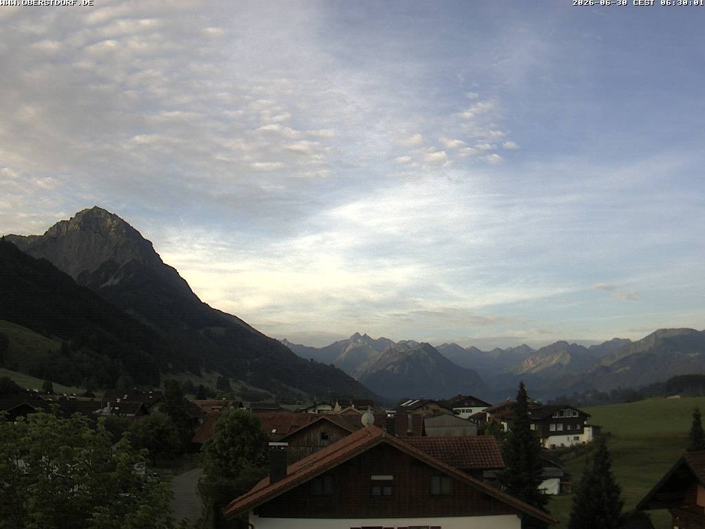 Archiv Foto Webcam Schöllang