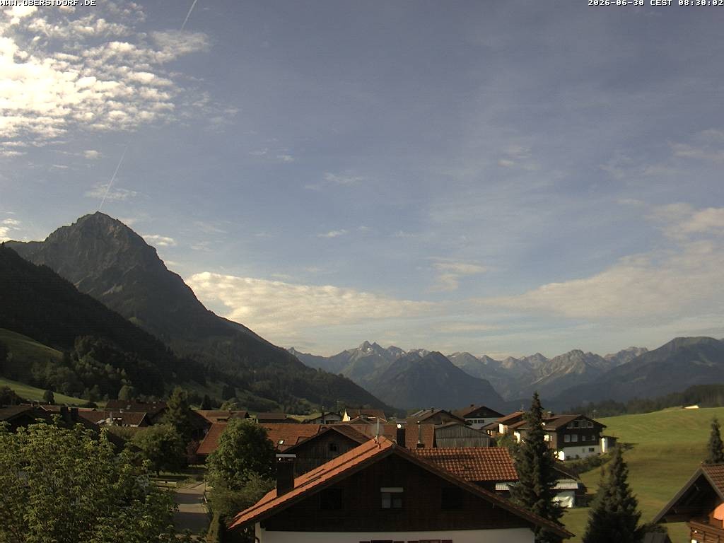 Archiv Foto Webcam Schöllang