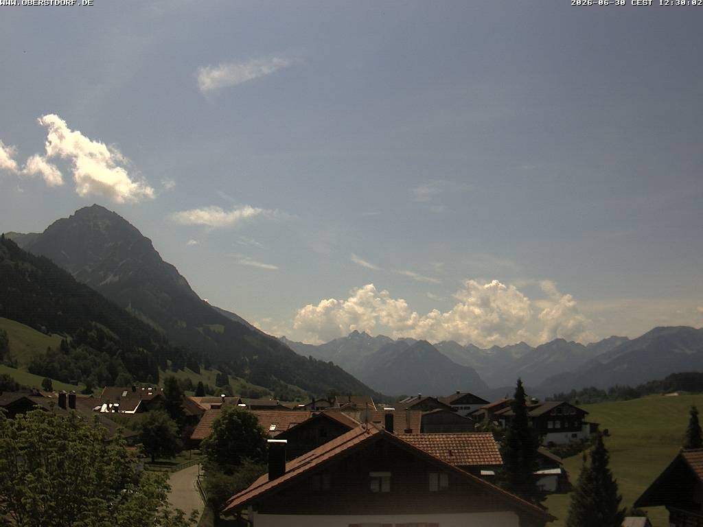 Archiv Foto Webcam Schöllang