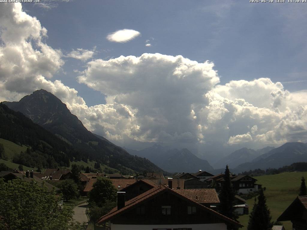 Archiv Foto Webcam Schöllang