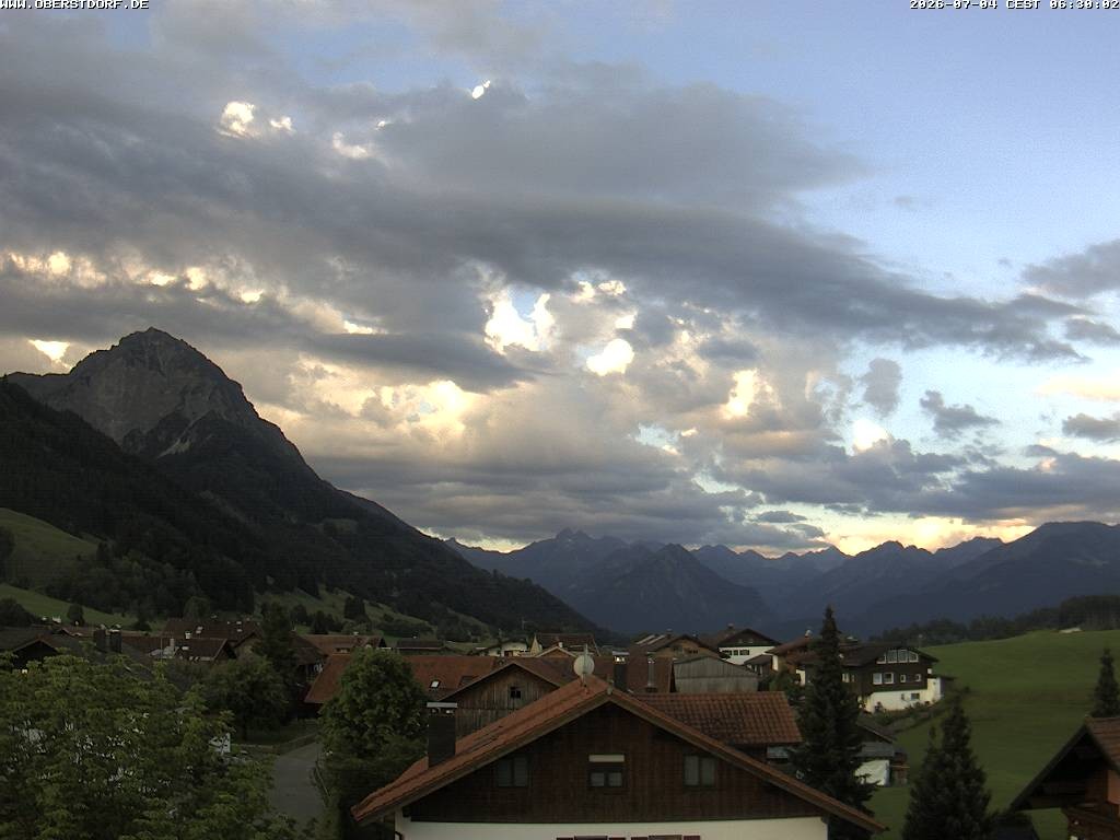 Archiv Foto Webcam Schöllang