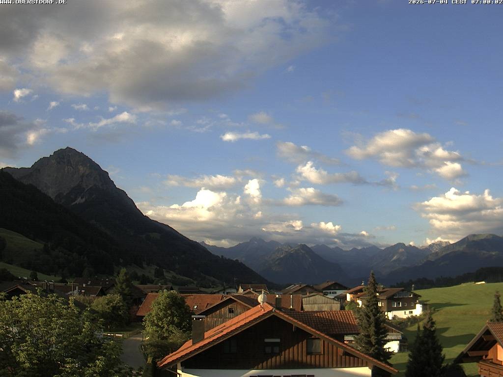 Archiv Foto Webcam Schöllang