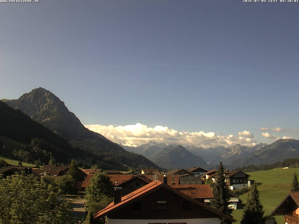 Archiv Foto Webcam Schöllang