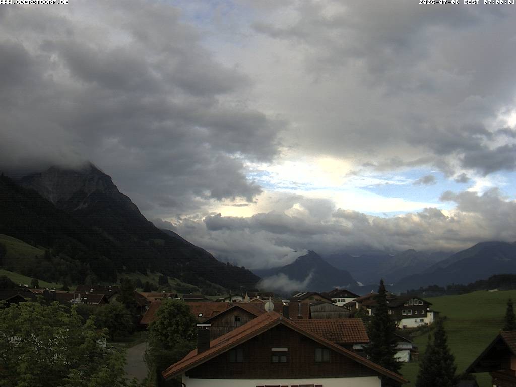 Archiv Foto Webcam Schöllang