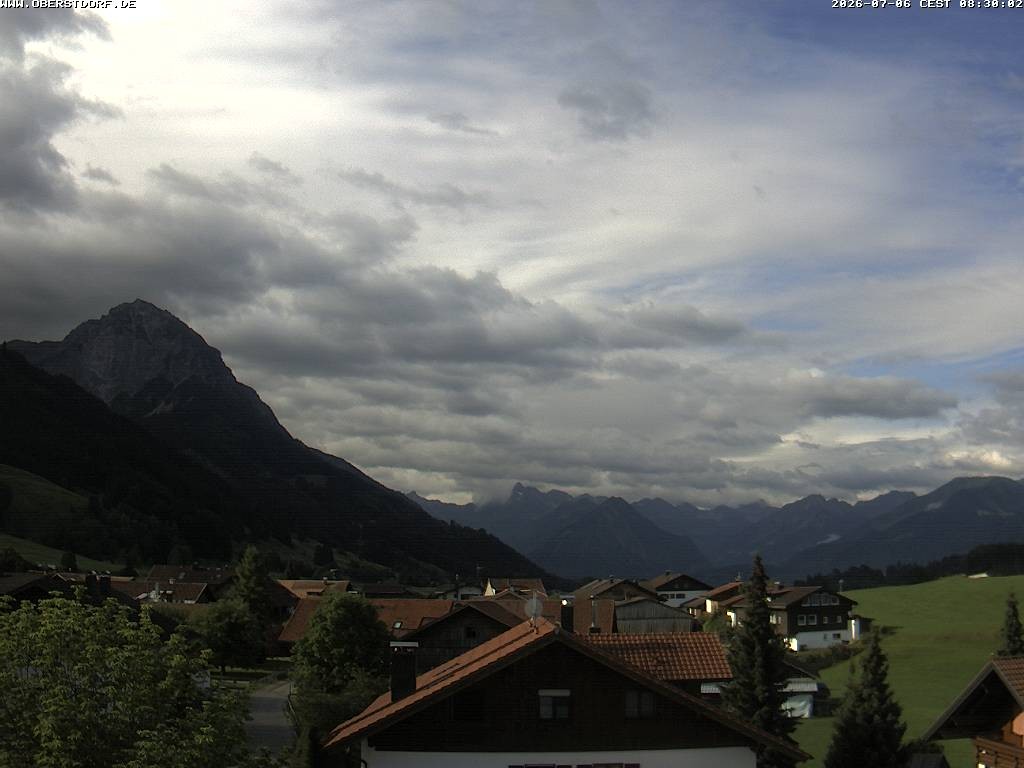 Archiv Foto Webcam Schöllang