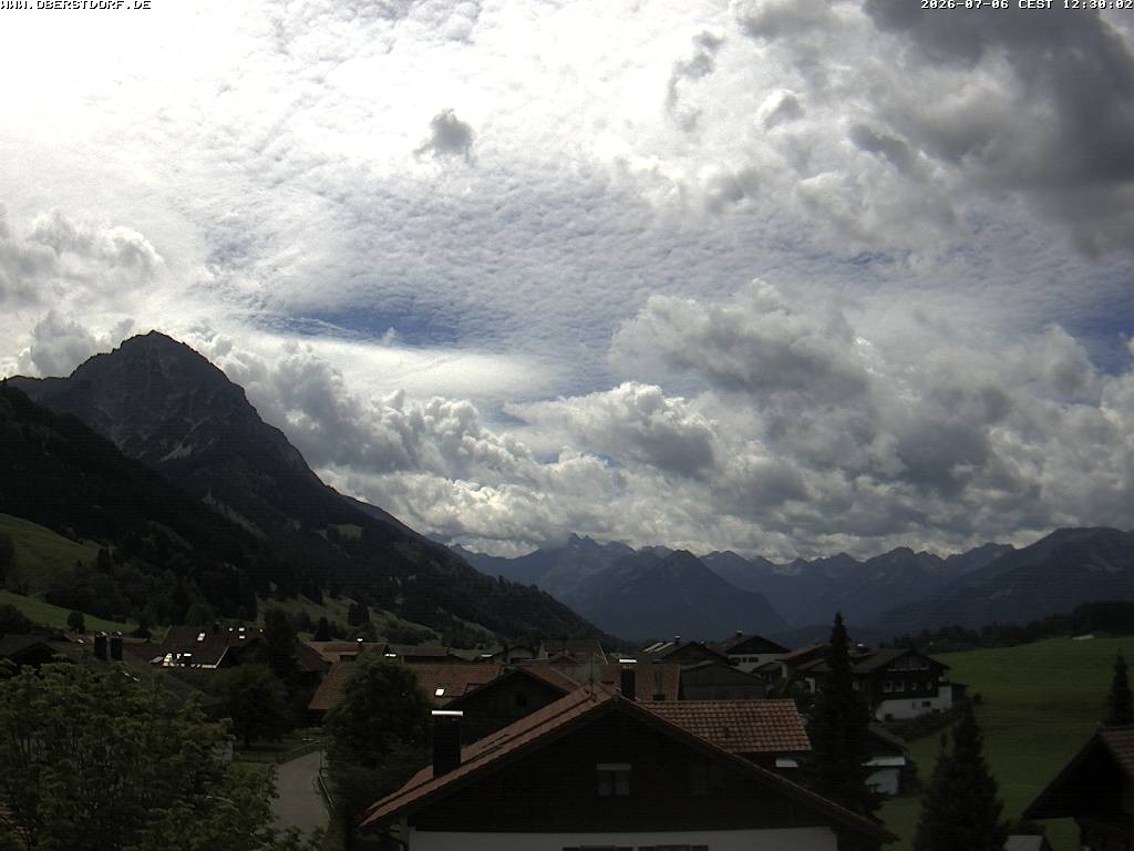 Archiv Foto Webcam Schöllang