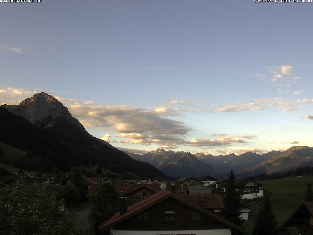 Archiv Foto Webcam Schöllang