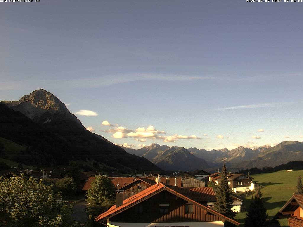 Archiv Foto Webcam Schöllang