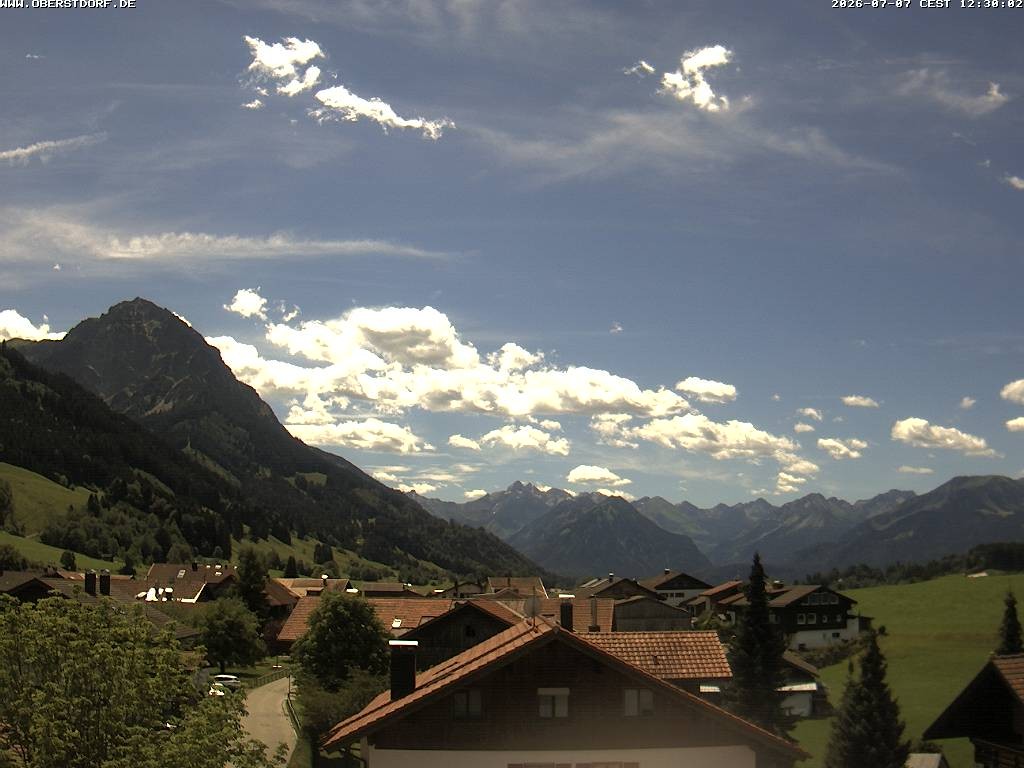 Archiv Foto Webcam Schöllang