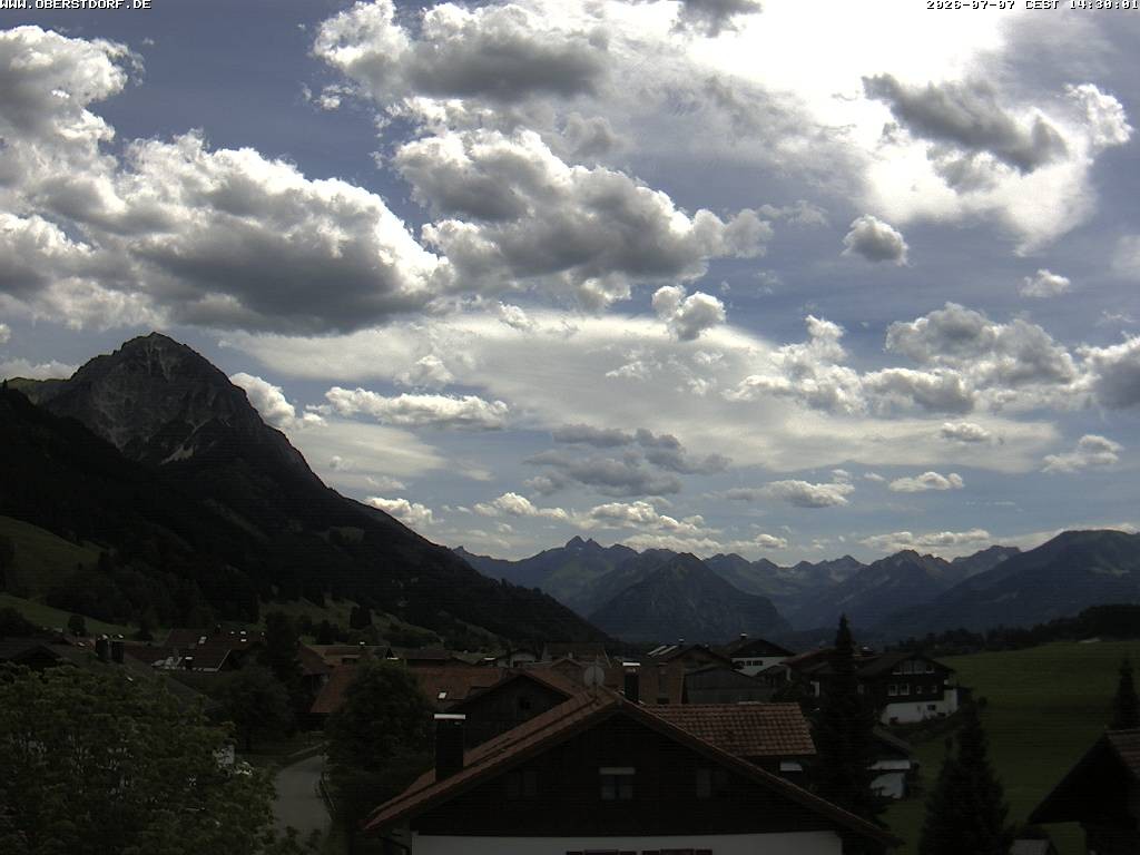 Archiv Foto Webcam Schöllang