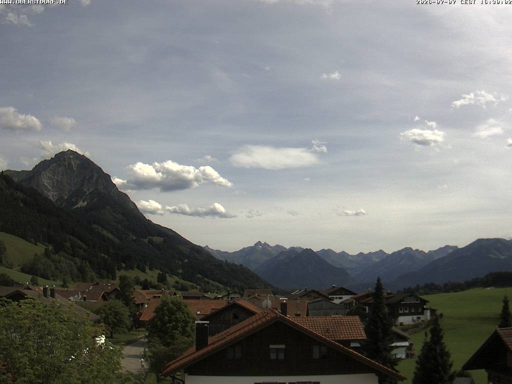 Archiv Foto Webcam Schöllang