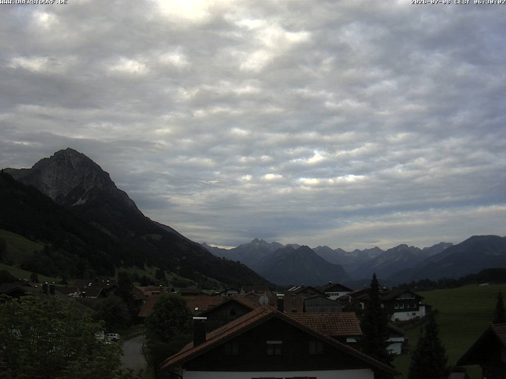 Archiv Foto Webcam Schöllang