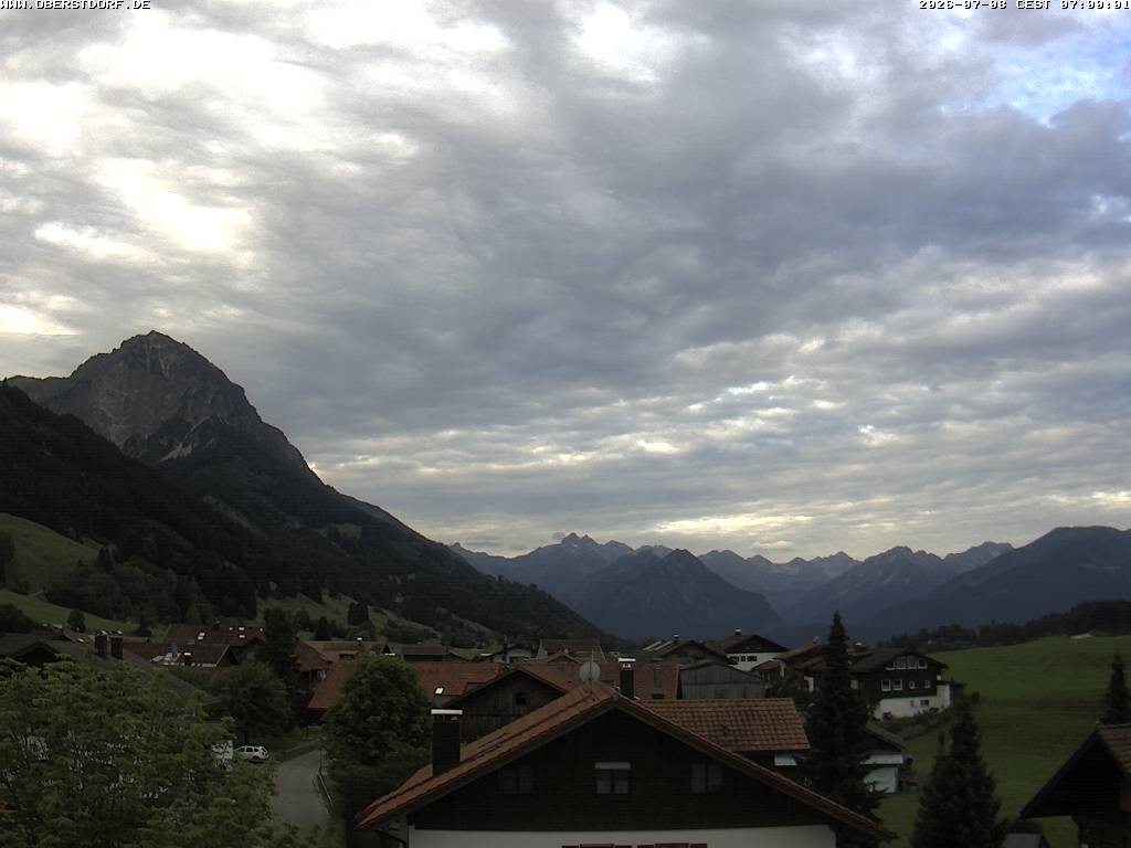 Archiv Foto Webcam Schöllang