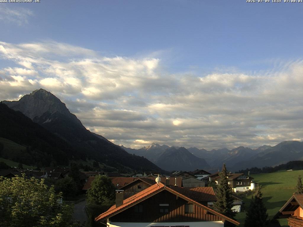 Archiv Foto Webcam Schöllang