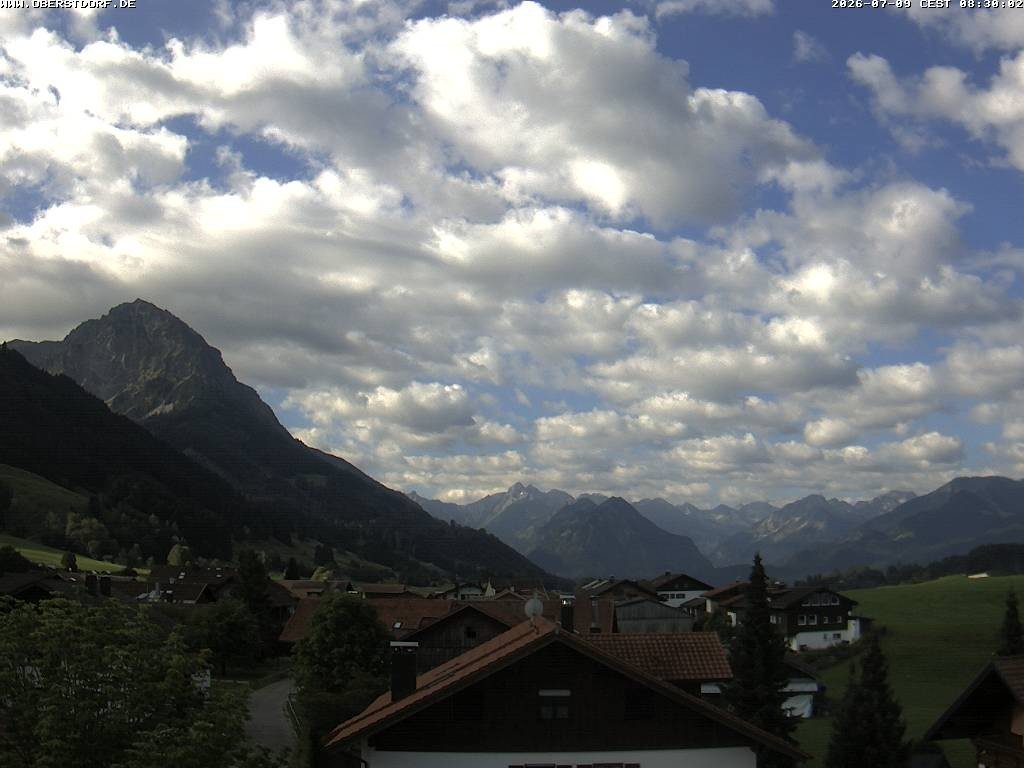 Archiv Foto Webcam Schöllang