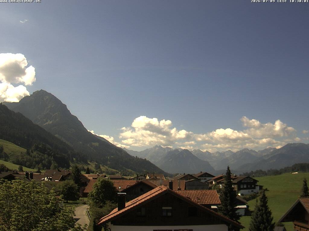 Archiv Foto Webcam Schöllang