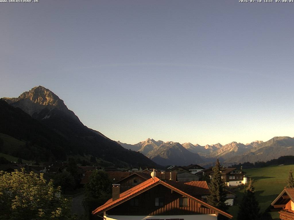 Archiv Foto Webcam Schöllang
