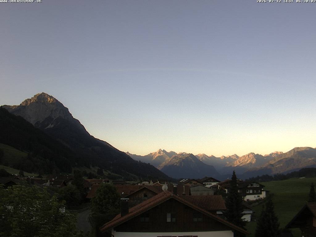 Archiv Foto Webcam Schöllang