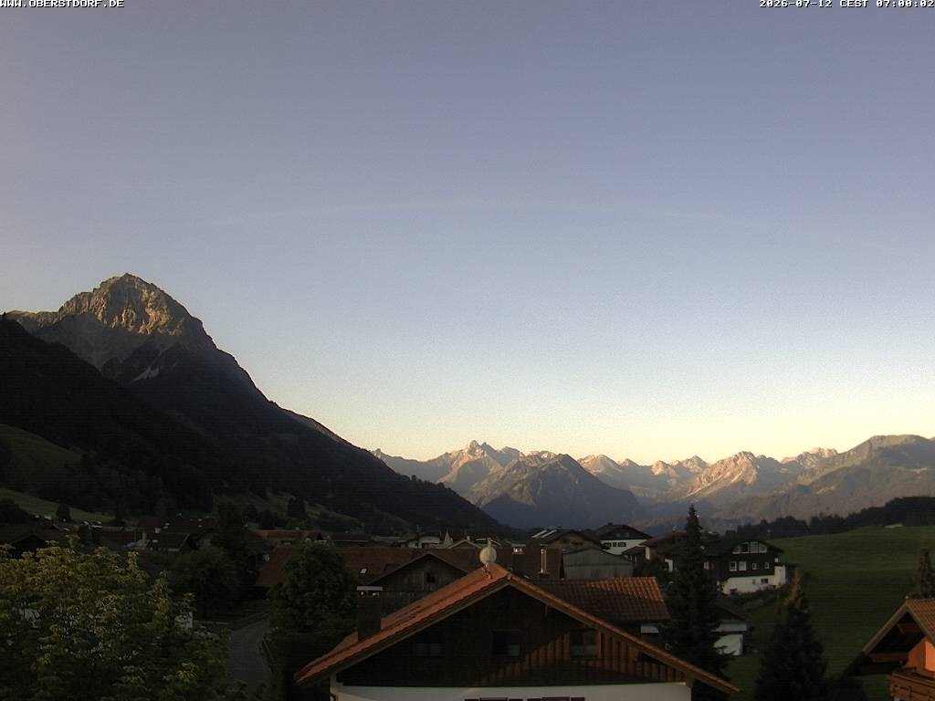 Archiv Foto Webcam Schöllang
