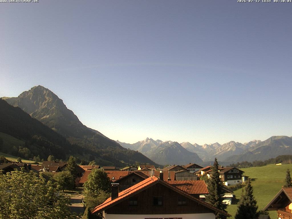 Archiv Foto Webcam Schöllang