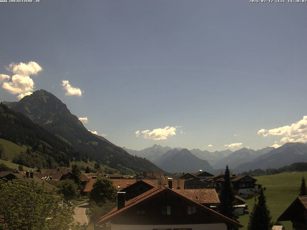 Archived image Webcam Schöllang Rubihorn