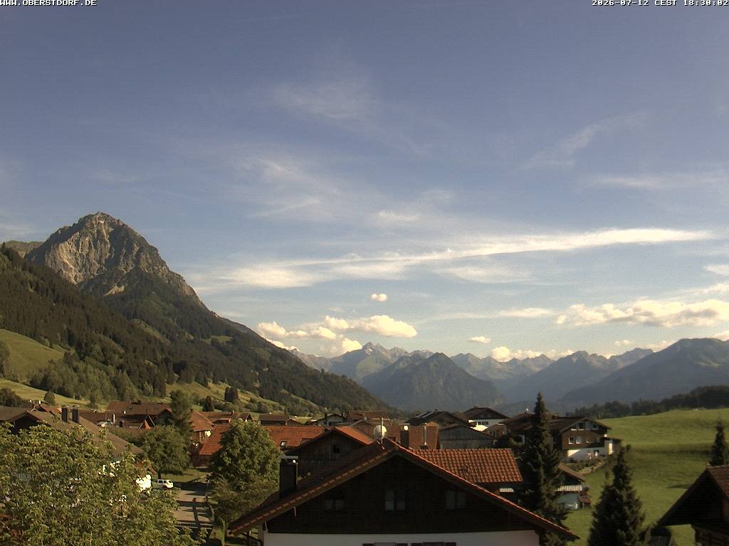 Archived image Webcam Schöllang Rubihorn