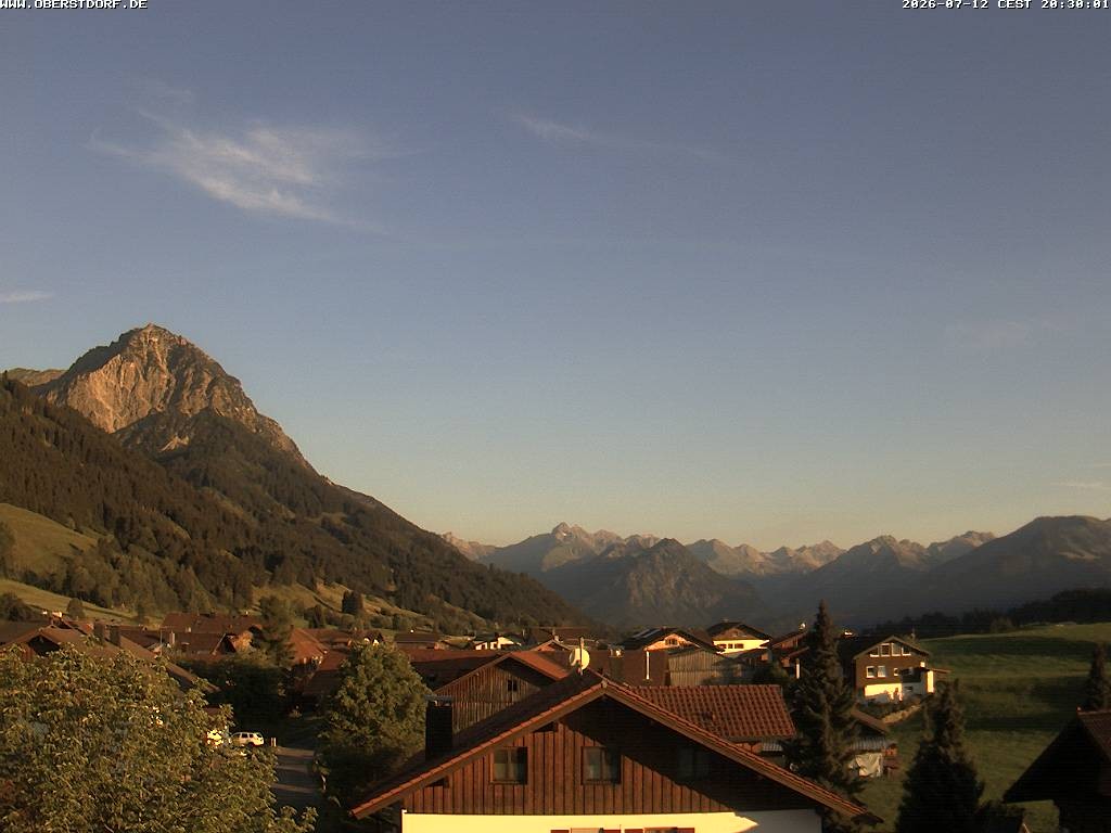 Archiv Foto Webcam Schöllang