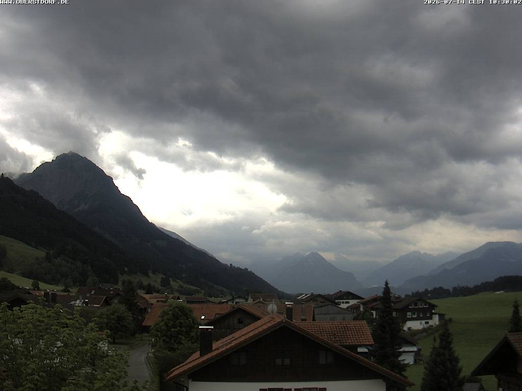 Archiv Foto Webcam Schöllang