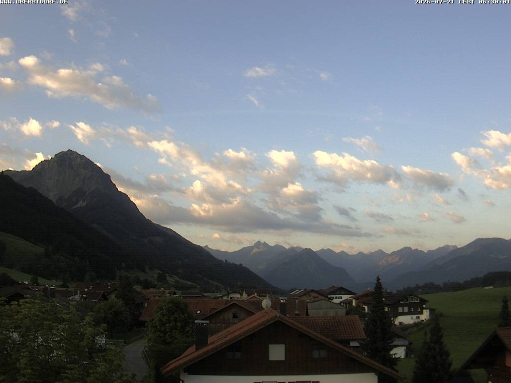 Archiv Foto Webcam Schöllang