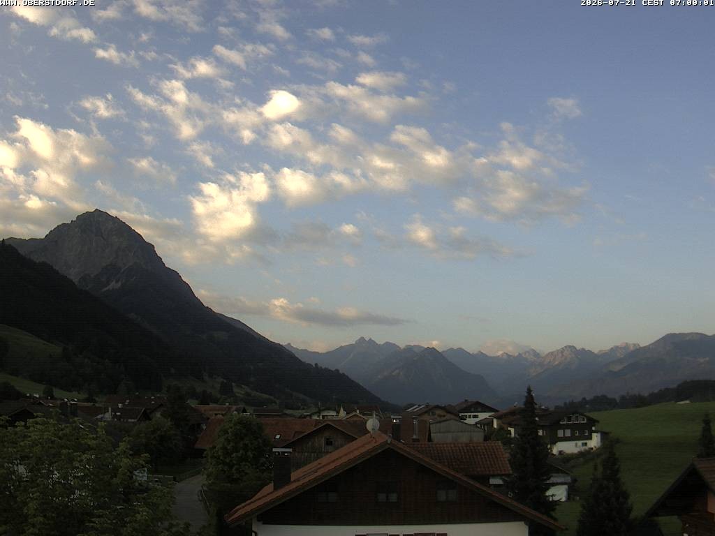 Archiv Foto Webcam Schöllang