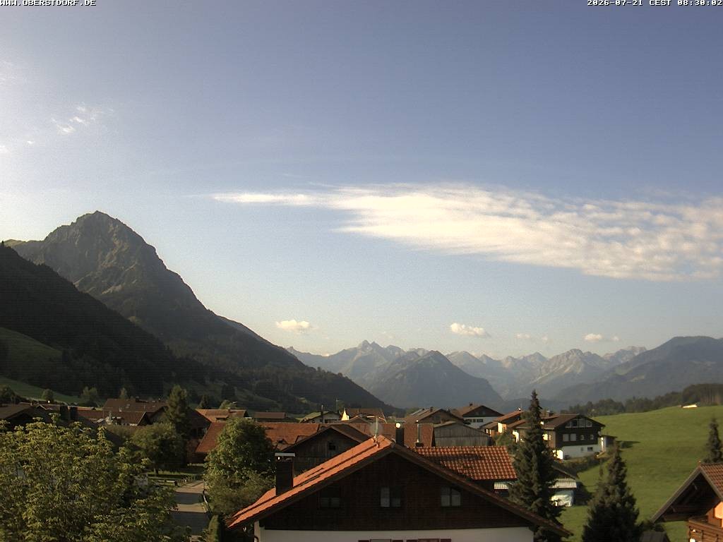 Archiv Foto Webcam Schöllang
