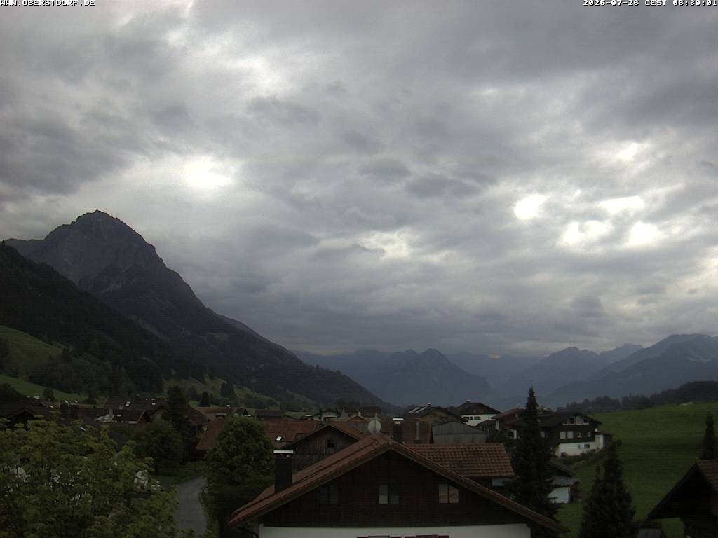 Archiv Foto Webcam Schöllang