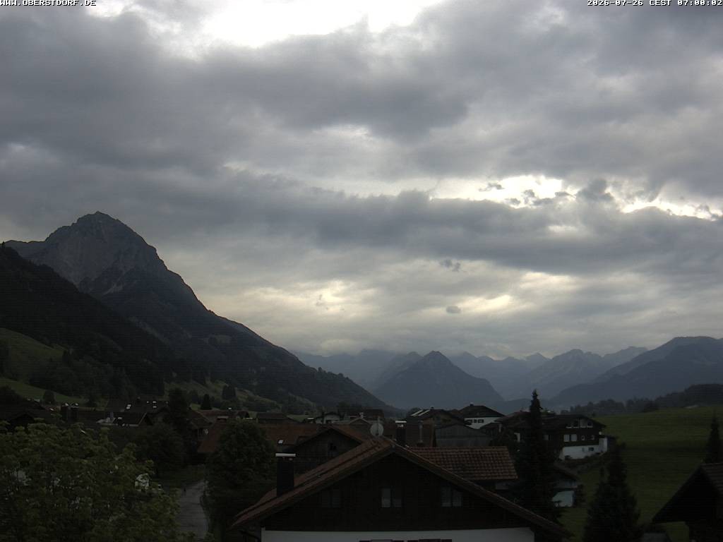 Archiv Foto Webcam Schöllang